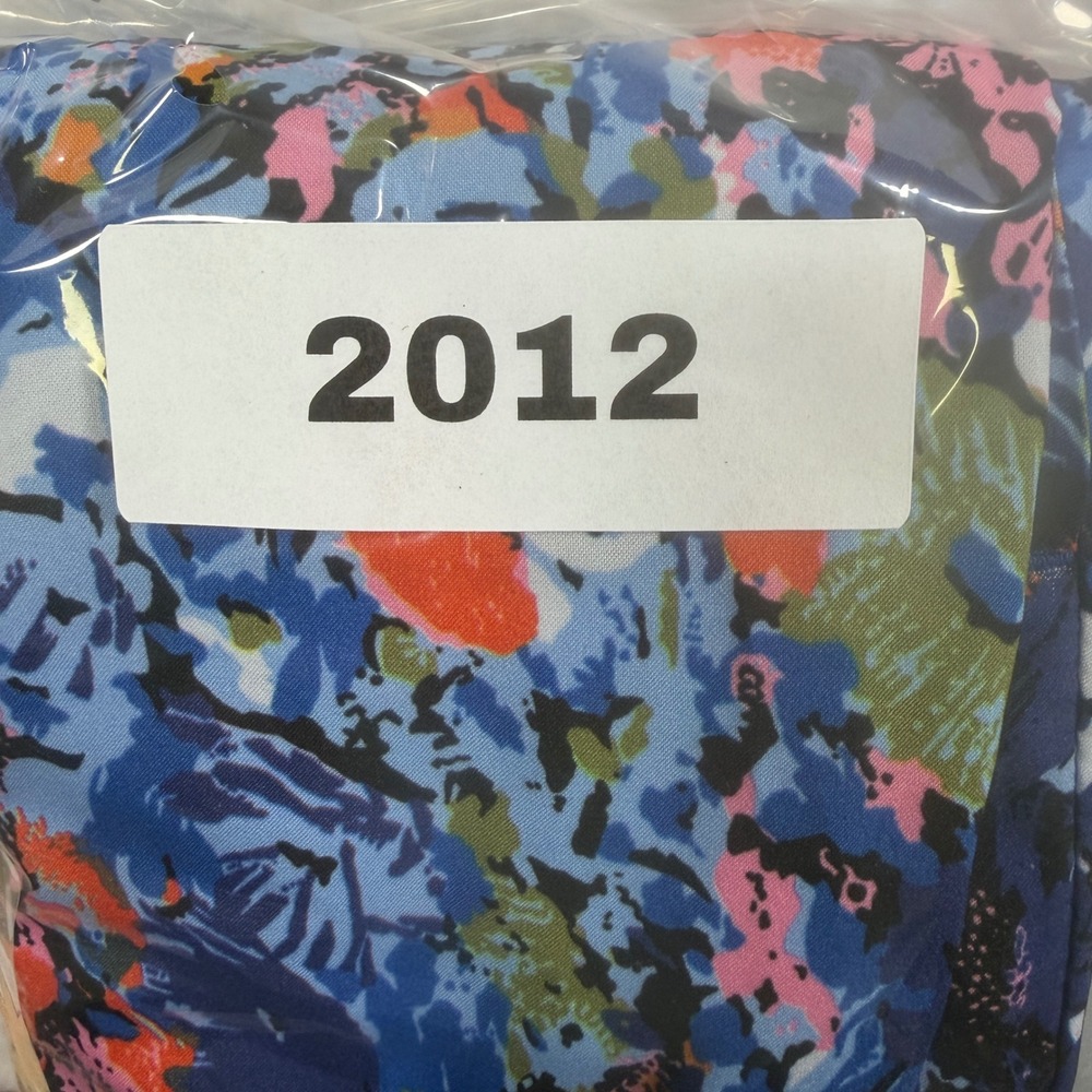 Nike Dri-FIT Womens XXL Running‎ Shorts Abstract Floral Blue Orange 4.5 Inseam - Picture 7 of 7